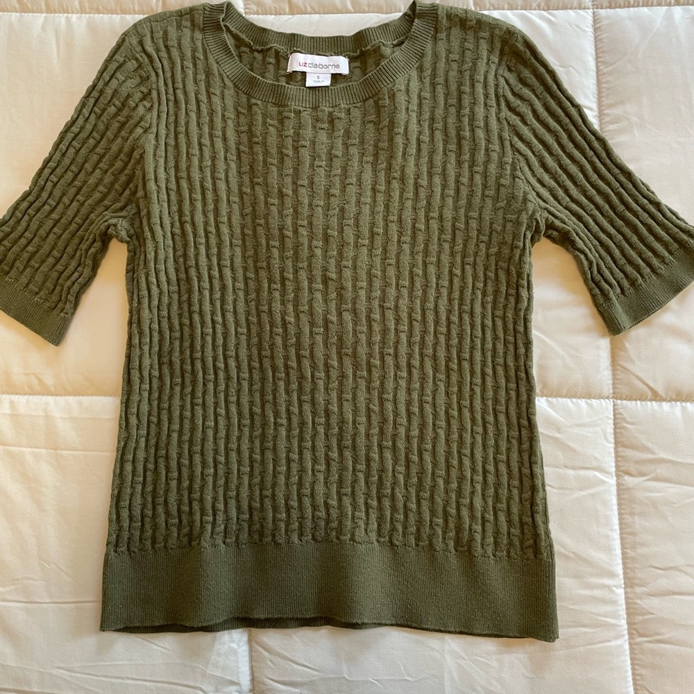 Short Sleeve Sweater.